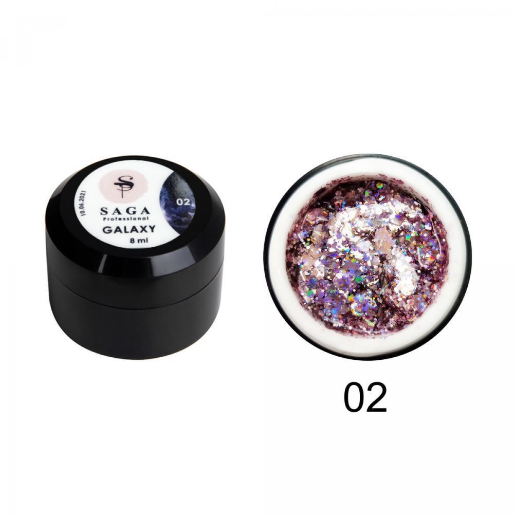 SAGA Galaxy glitter 02, 8 ml 1827 фото