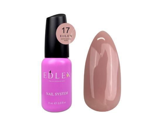 Edlen Water Acrygel Nude 9ml №17 18400 фото