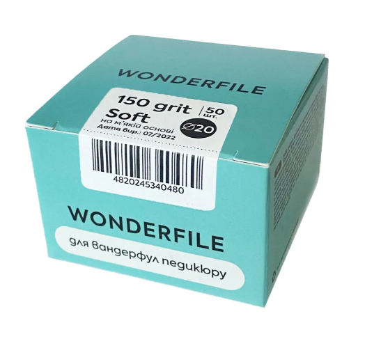 Сменные файлы на пене для диска 20мм Wonderfile(150грит) WFPDF20/150 фото