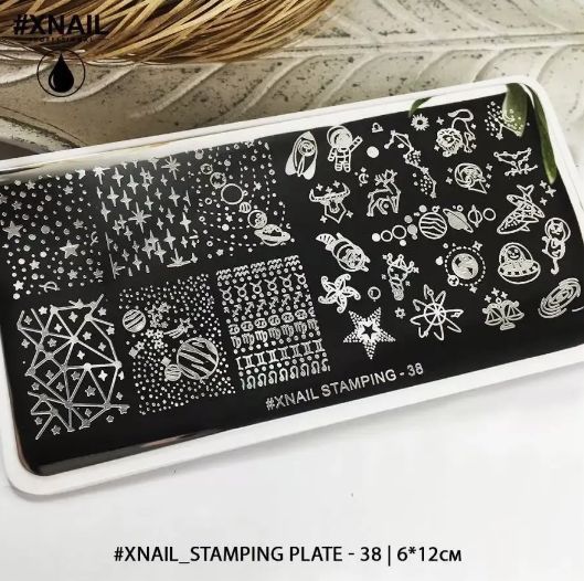 Стемпінг пластина XNAIL Stamping No38 19149 фото