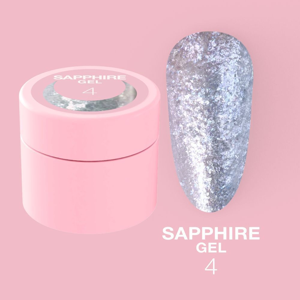 Блестки Sapphire Gel №4, 5мл 17941 фото