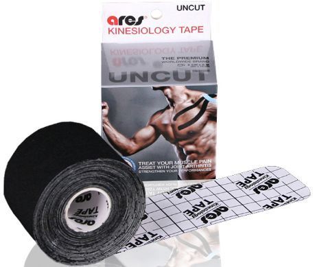 Кинезио тейп ARES TAPE (Black) 1907 фото