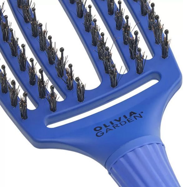 Щетка Finger Brush Care Iconic Boar&Nylon Blue Jeans ID1834 фото